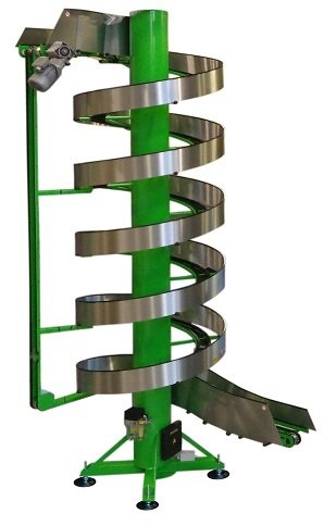 All-purpose spiral conveyor for medium to large products